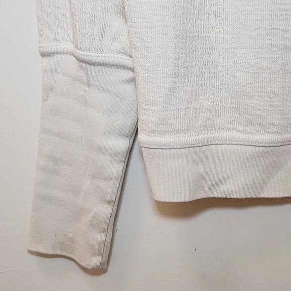 Apiece Apart 100% Organic Cotton Olimpio Sweatshirt Off White Cream Sz XS - Picture 8 of 16